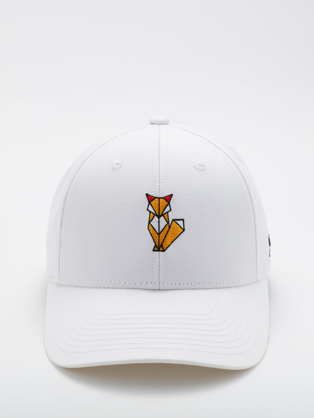 MOOD Brand - Origami Fox Baseball Cap in White Party Color - Front view