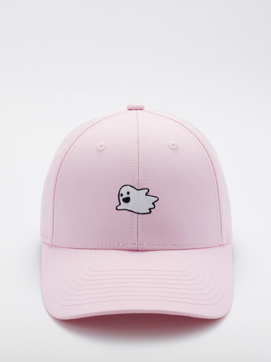 Load image into Gallery viewer, MOOD Brand - Flying Ghost baseball cap in pink color - front view
