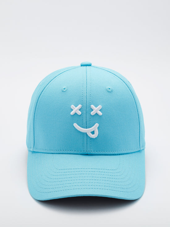 MOOD Caps - XX smiley face baseball cap product front view