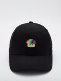 MOOD Shroom baseball cap in black - Front view