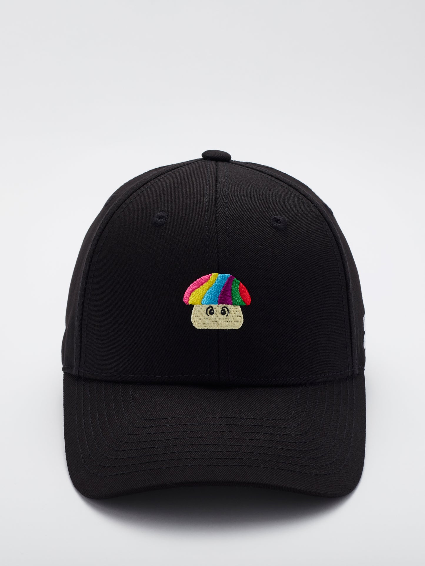 MOOD Shroom baseball cap in black - Front view